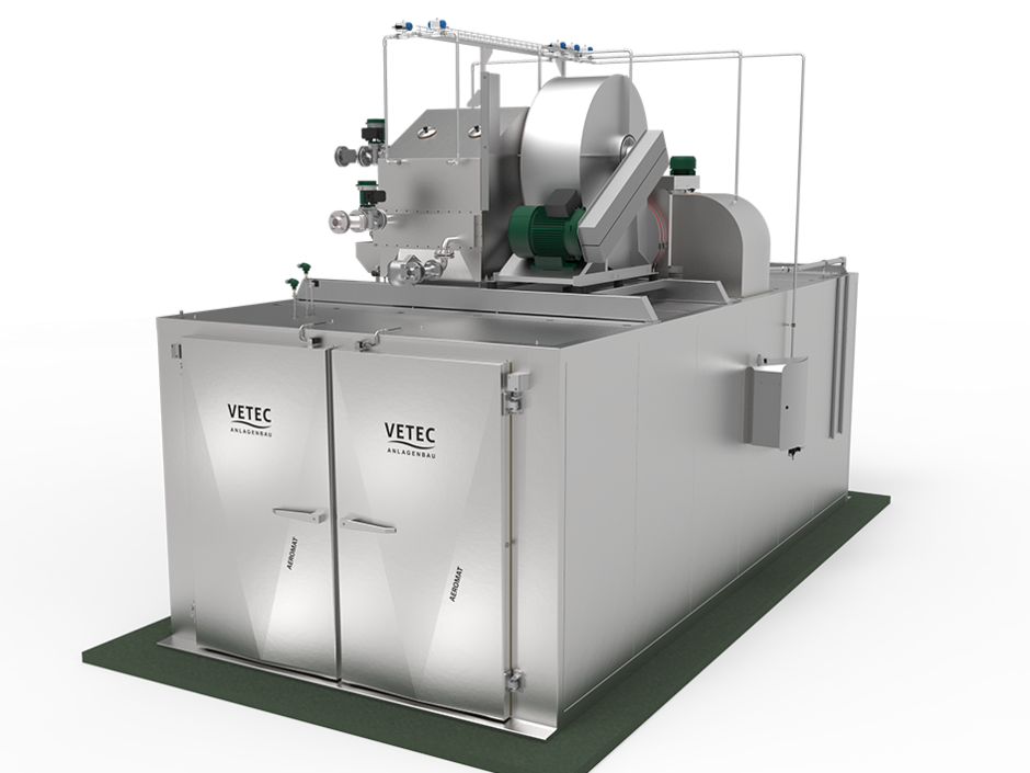 Image d'une machine de fumage industriel Image d'une machine de fumage industriel