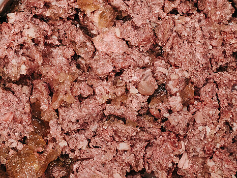 Photo d'un mélage de type pâté pour animaux de compagnie